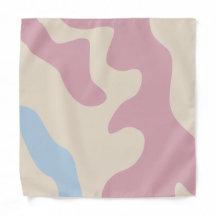 Soft Abstract Organic Shaped Personalised Name