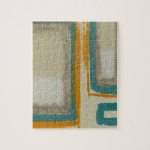 Soft And Bold Rothko Inspired Abstract Jigsaw Puzzle