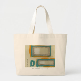 Soft And Bold Rothko Inspired Abstract Signed Large Tote Bag