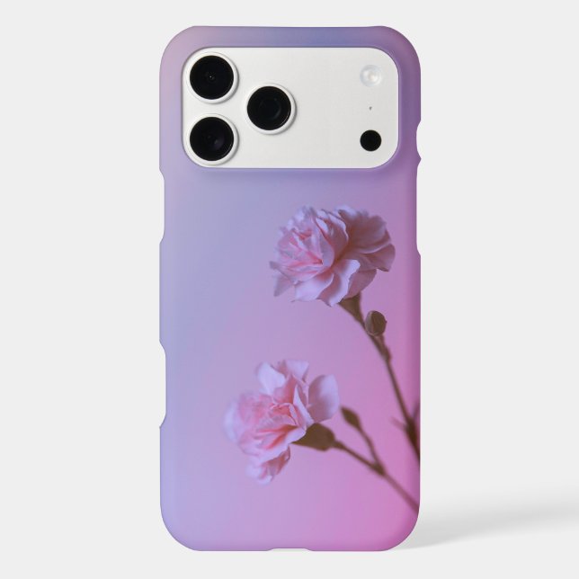 Soft and dreamy pastel Carnation flowers (Back)