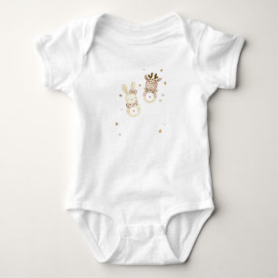 Soft and Sweet Friends Baby Bodysuit