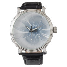 Soft and tenderness blue fractal fantasy flower