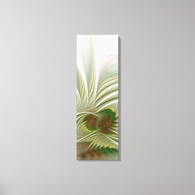 Soft and tenderness fractal fantasy flower canvas print (Front)