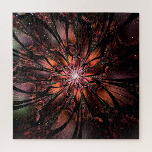 Soft and tenderness fractal fantasy flower jigsaw puzzle