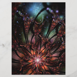 Soft and tenderness fractal fantasy flower   menu