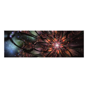Soft and tenderness fractal fantasy flower  photo print