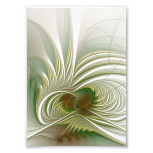 Soft and tenderness fractal fantasy flower photo print