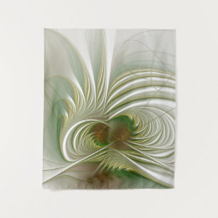 Soft and tenderness fractal fantasy flower tapestry