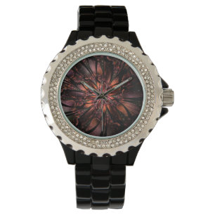 Soft and tenderness fractal fantasy flower watch