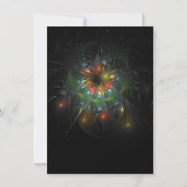 Soft and tenderness fractal fantasy flowers (Front)