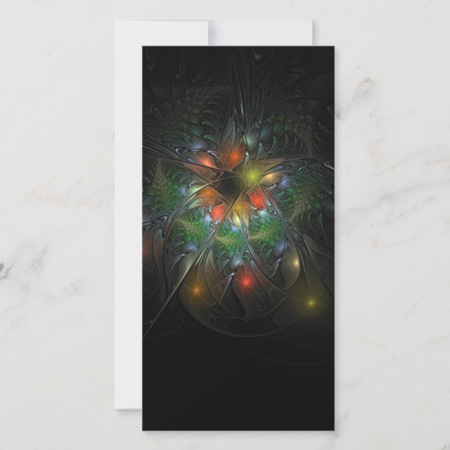 Soft and tenderness fractal fantasy flowers   (Front)
