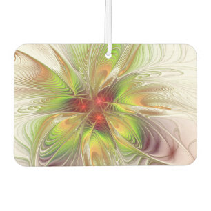 Soft and tenderness fractal fantasy flowers car air freshener