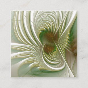 Soft and tenderness fractal fantasy flowers discount card