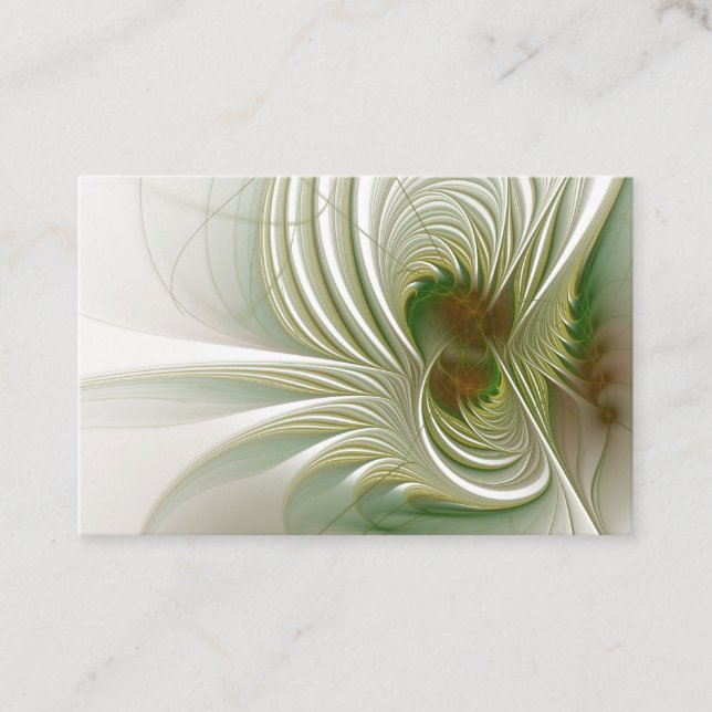 Soft and tenderness fractal fantasy flowers discount card (Front)
