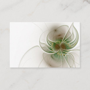 Soft and tenderness fractal fantasy flowers discount card