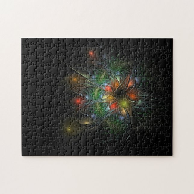 Soft and tenderness fractal fantasy flowers jigsaw puzzle (Horizontal)
