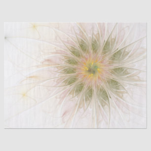 Soft and tenderness fractal fantasy flowers tissue paper
