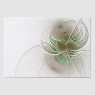 Soft and tenderness fractal fantasy flowers tissue paper