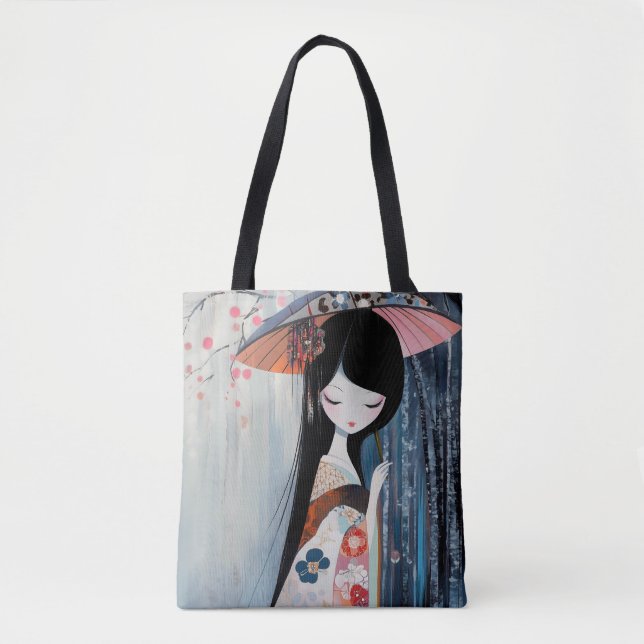 Soft Anime Girl  Tote Bag (Front)
