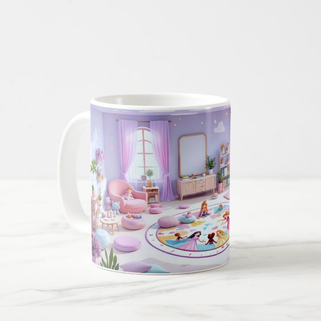 Soft & Artistic Mood Coffee Mug (Front Left)