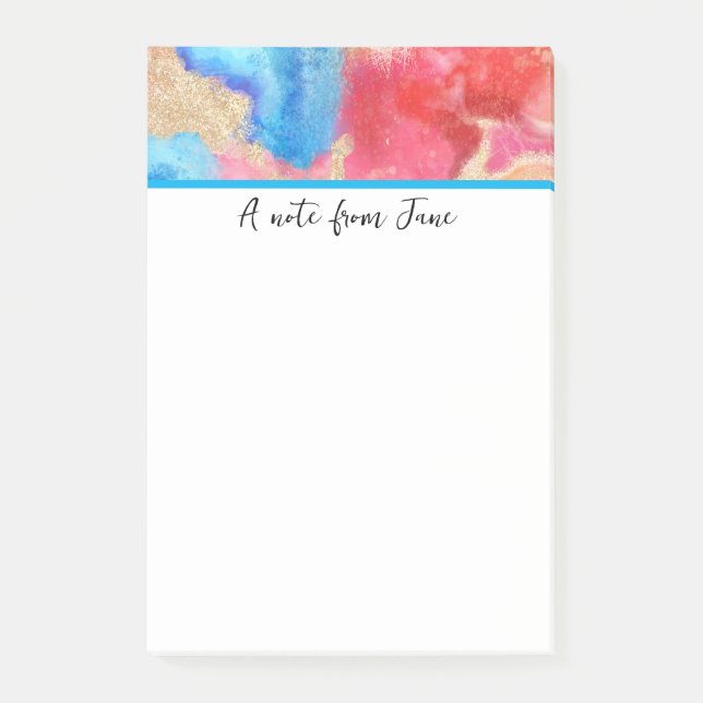 SOFT AS STONE Art Post-it Notes (Front)