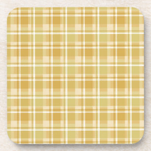 soft autumn plaids coaster