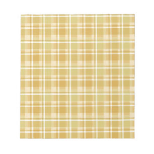 soft autumn plaids notepad