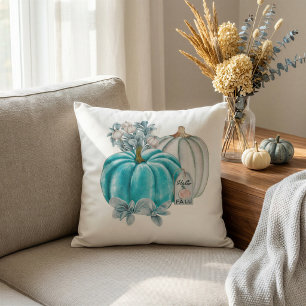 Soft Autumn Pumpkin Throw Pillow