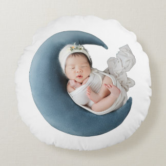 “Soft Baby Burp Cloth | Gentle Care for Your Littl Round Cushion