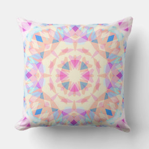 Soft Baby Pink Blue Magic Star Summer Nursery Cushion