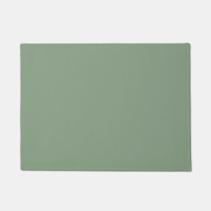 Soft Basil Green, Muted Neutral Solid Colour Doormat