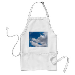 Soft big white cloud standard apron
