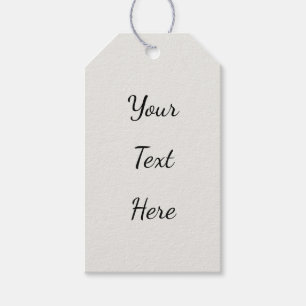 Soft Billowy Cloud White Solid Color Of The Year Gift Tags