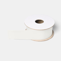 Soft Billowy Cloud White Solid Color Of The Year Grosgrain Ribbon