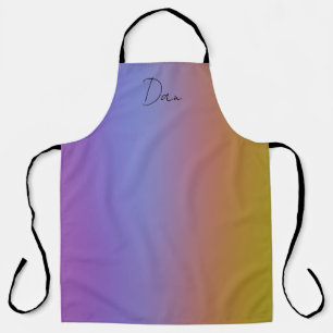 Soft Blended Colors Apron Large