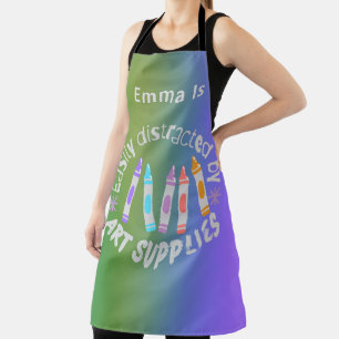 Soft Blended Colors Large Apron