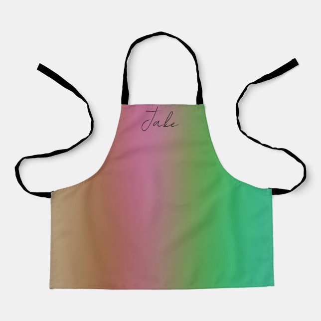 Soft Blended Colours Kids Apron Small (Front)