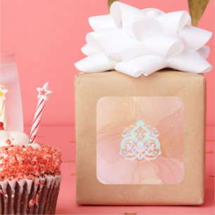 Soft Bloom Harmony Square Sticker
