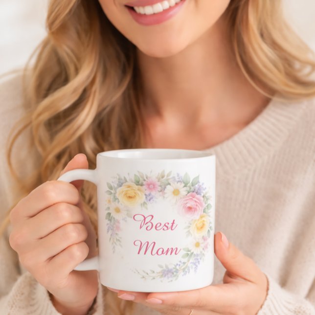 Soft Blooms for Mum Coffee Mug (Creator Uploaded)