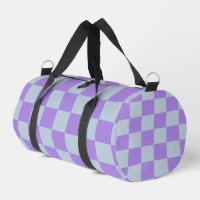 Soft Blue and Lavender Chequered