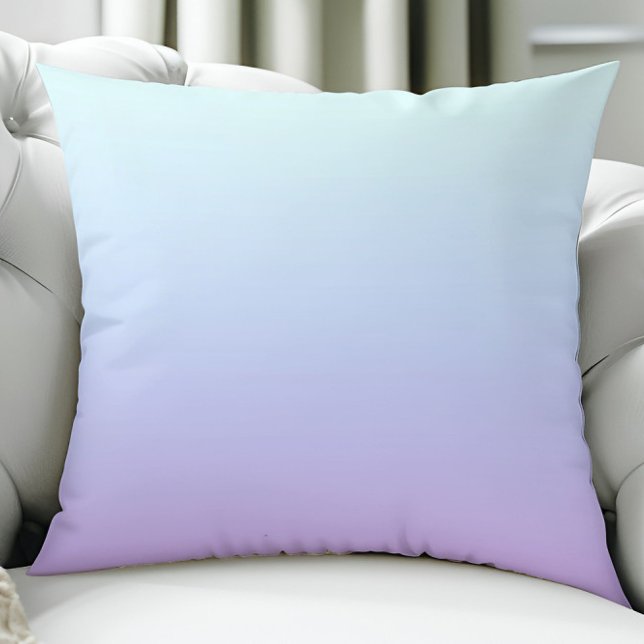 Soft blue and purple gradient background cushion (Creator Uploaded)