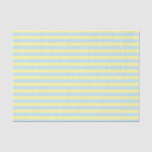Soft Blue and Soft Yellow Stripes Tissue Paper