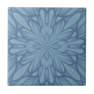 Soft Blue Christmas Stars #2 Tile