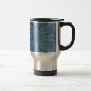 Soft Blue Christmas Stars #2 Travel Mug