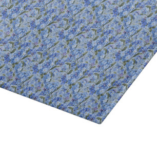 Soft Blue Forget-Me-Not Blossoms Cutting Board