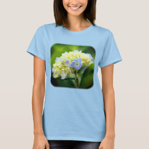 Soft Blue Hydrangea Flower Nature  T-Shirt