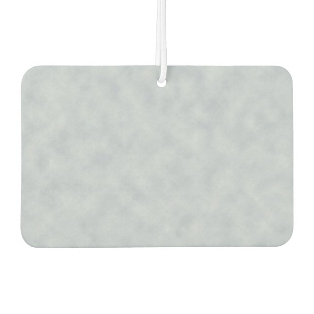 Soft Blue Parchment Look Car Air Freshener (Front)