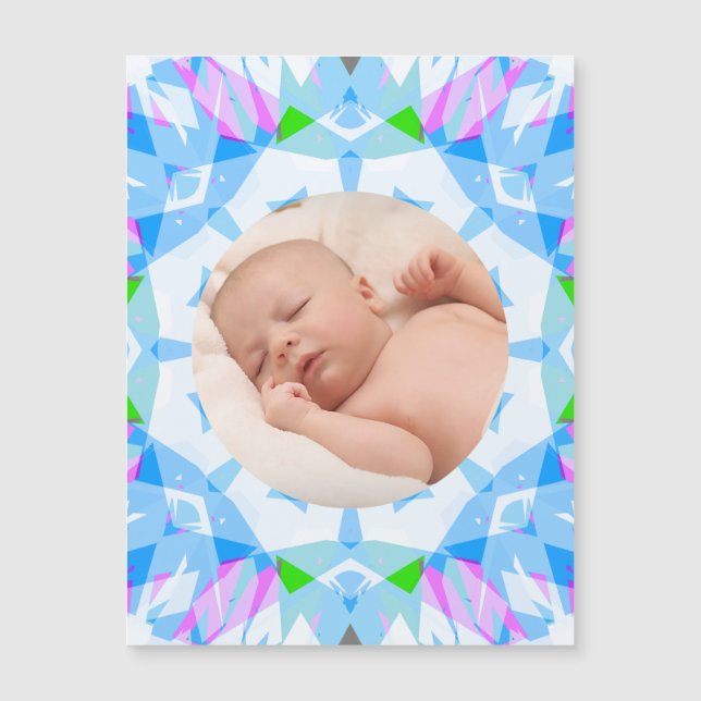 Soft Blue Pretty Pastels Custom Photo Mother’s Day (Front)