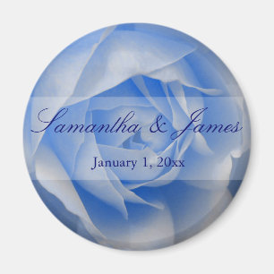 Soft Blue Rose Magnet
