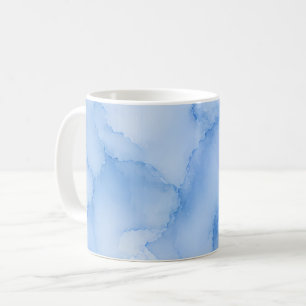 Soft Blue Watercolor Abstract Coffee Mug